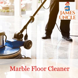 Marble floor cleaner Mr. Sattar Mondal in Nilganj Bazaar